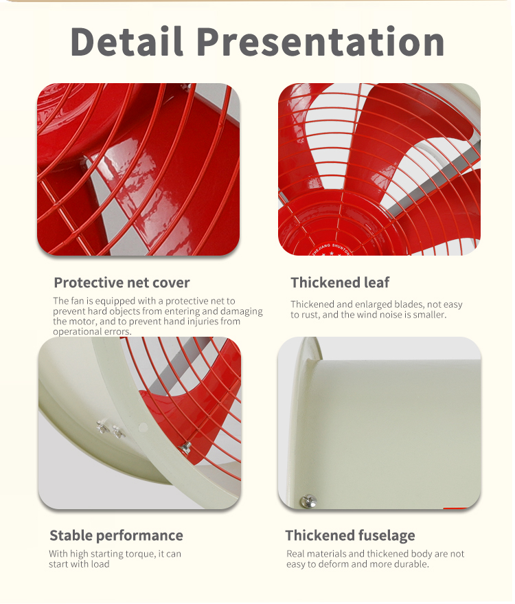 Ventilateur de d&eacute;bit axial pneumatique &agrave; l'&eacute;preuve des explosions CBF