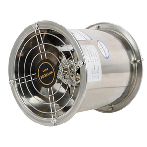 Ventilateur axial direct d'usine avec moteur en cuivre en acier inoxydable en acier inoxydable anti-vibration