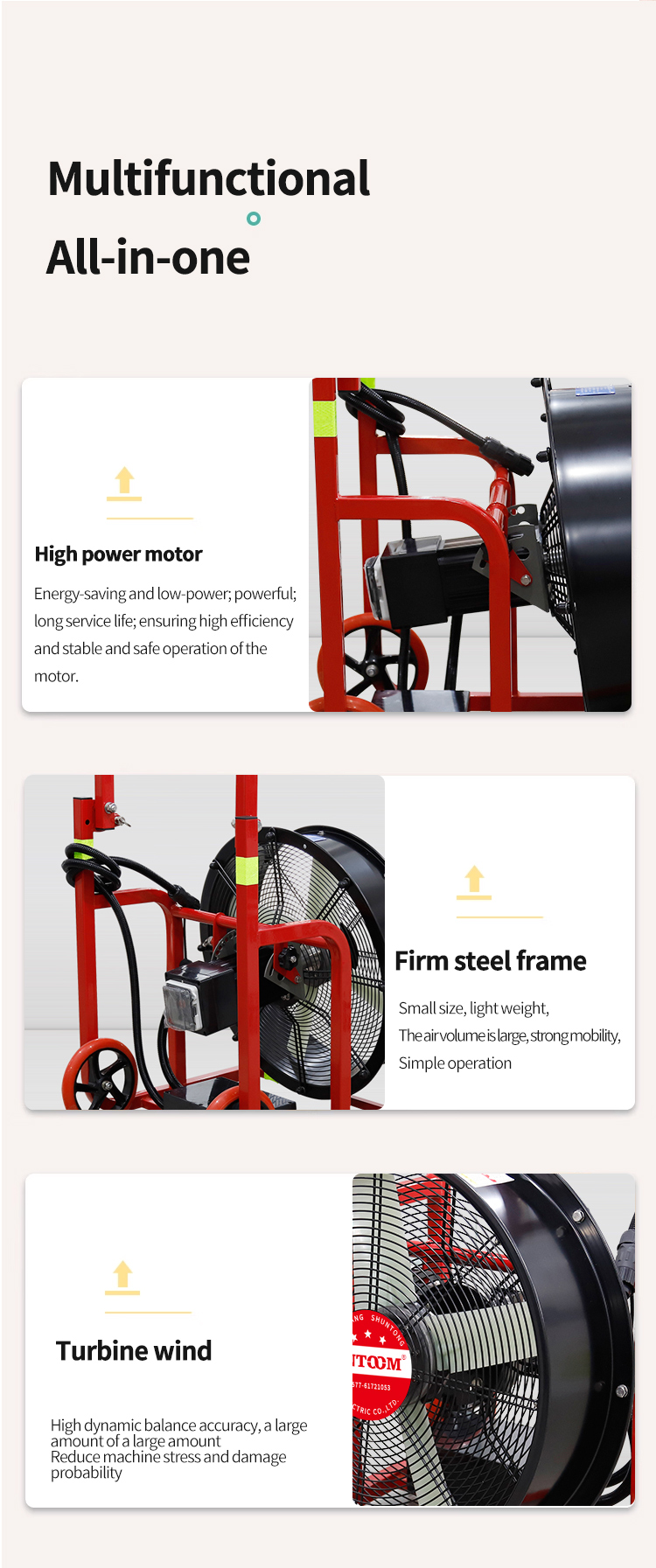 D&eacute;tails du produit d'extravtor mobile aliment&eacute; par batterie