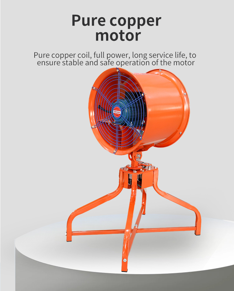 Fan de ventilation &agrave; la t&ecirc;te de secoue YTS &agrave; faible bruit (7) 