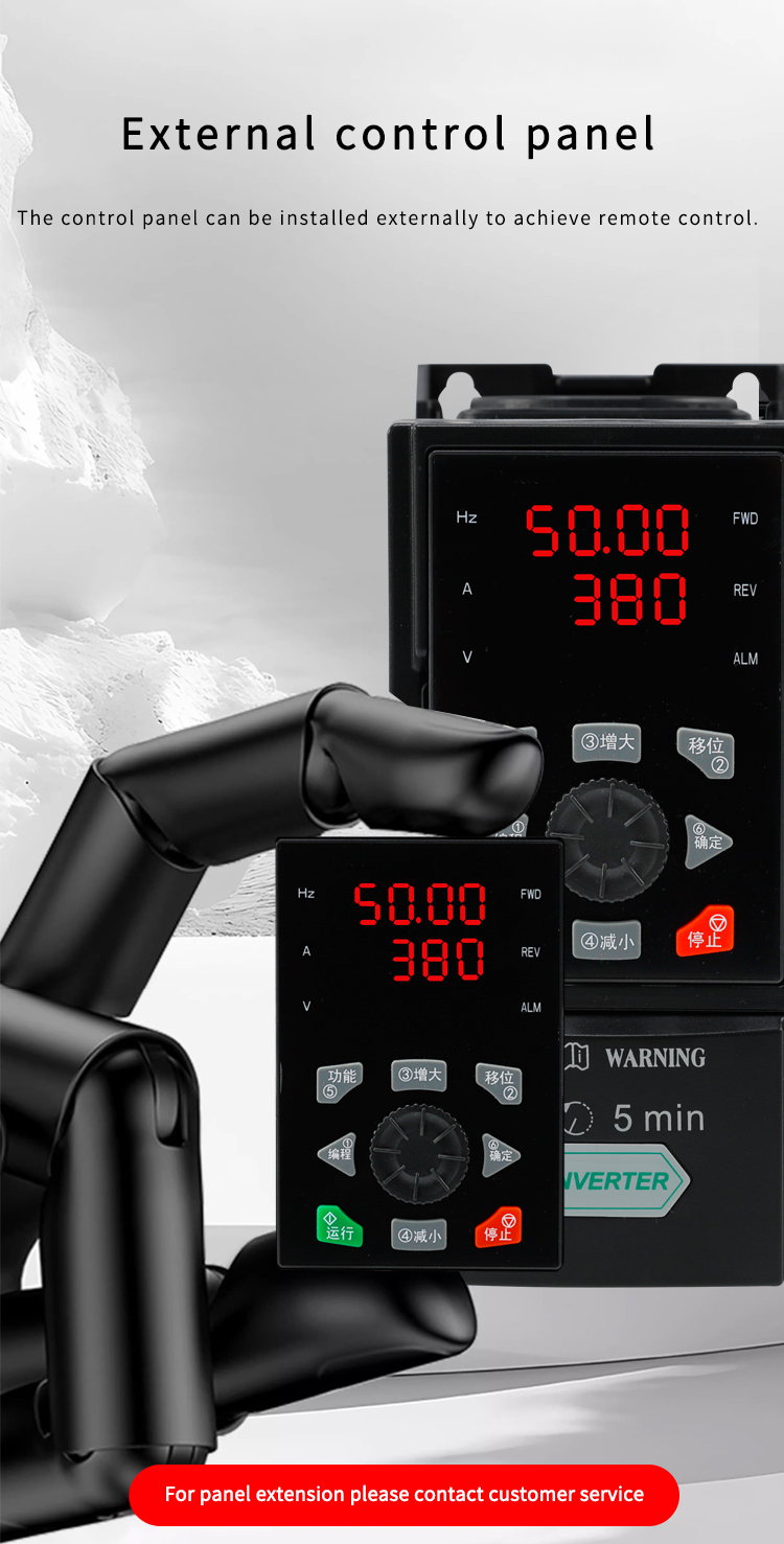 Panneau de configuration externe 