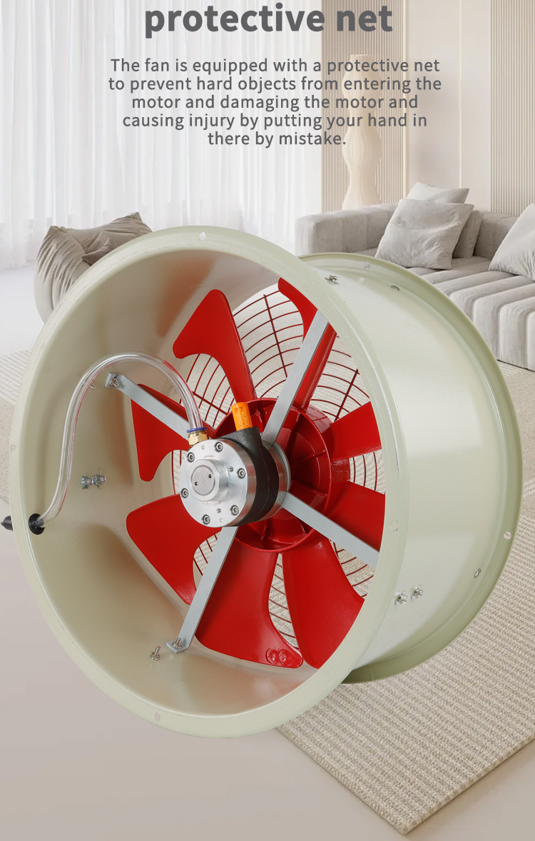 Ventilateur de d&eacute;bit axial pneumatique &agrave; l'&eacute;preuve des explosions CBF