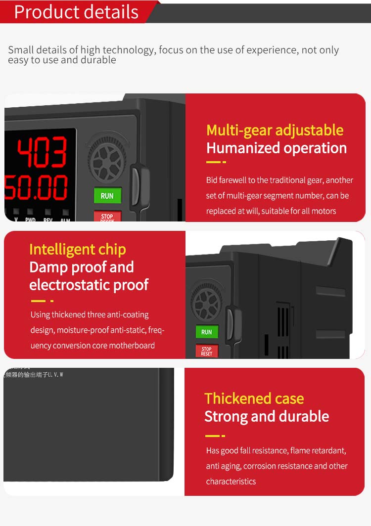 D&eacute;tails de l'onduleur &agrave; haute fr&eacute;quence