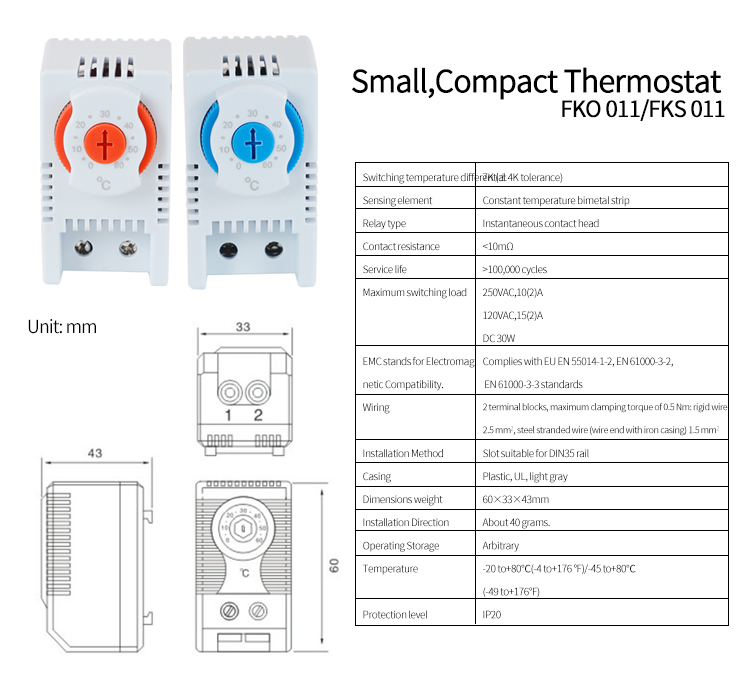 KTO 011, KTS 011 Tableau de param&egrave;tre 
